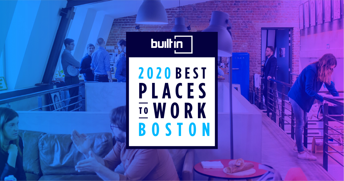 Builtin, 2020 Best places to work Boston, cover image